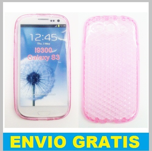 FUNDA SILICONA GEL PARA SAMSUNG I9300 GALAXY S 3 ROSA